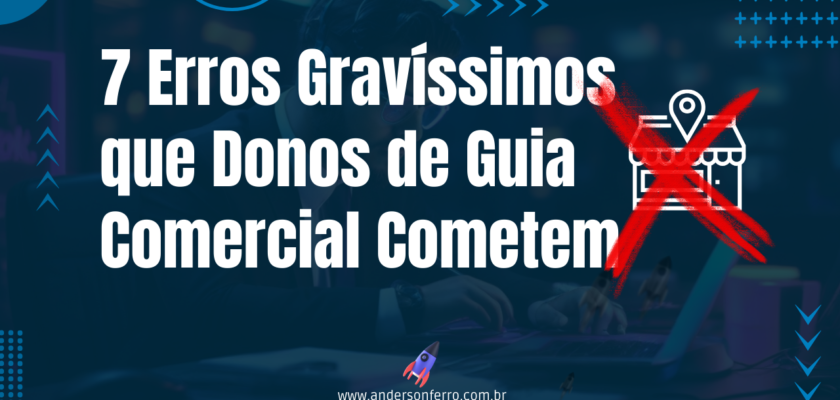 Criar Site de Guia Comercial - Erro Grave